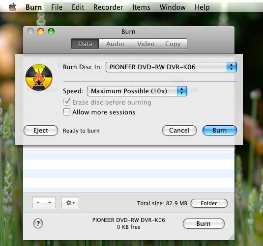 cd burn for mac free download